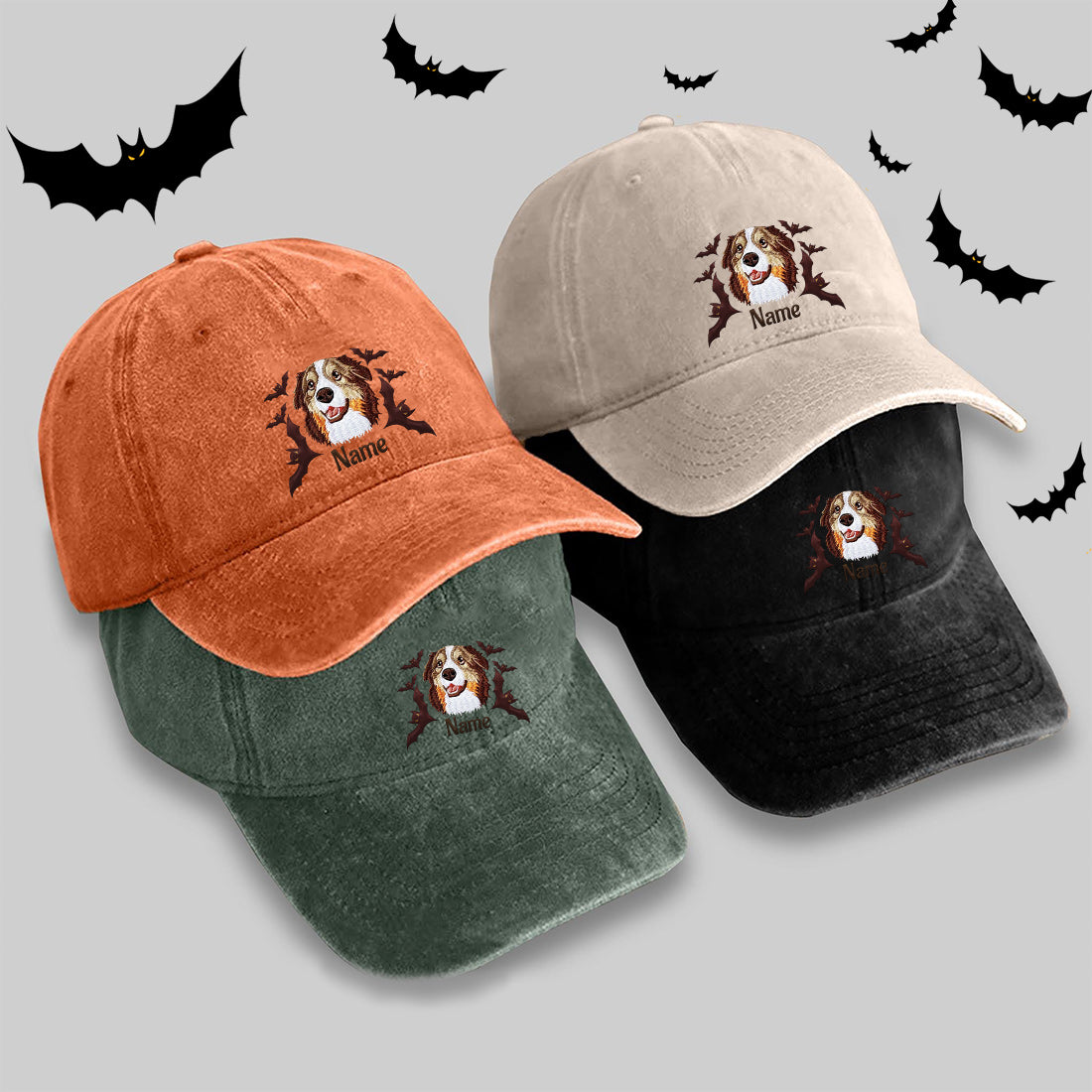 Personalized Spooky Dog Halloween Hat