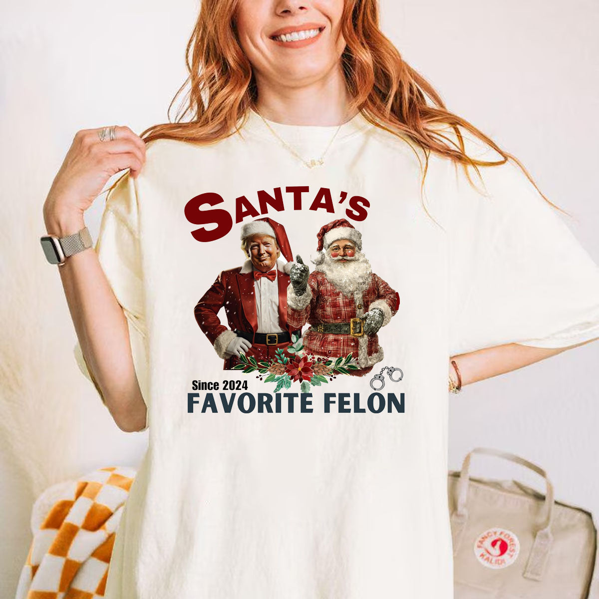 Santa's Favorite Felon - Christmas Shirt 05natn300924