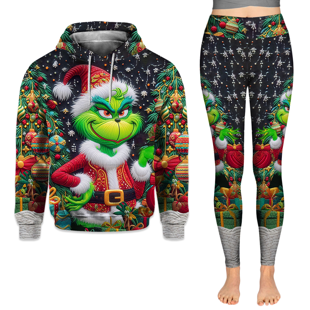 Personalized Stole Christmas Hoodie and Leggings