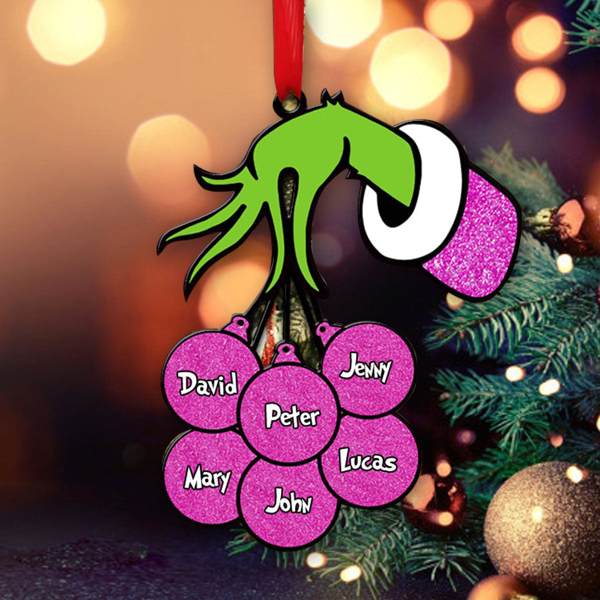 Green Mama - Personalized Christmas Ornament