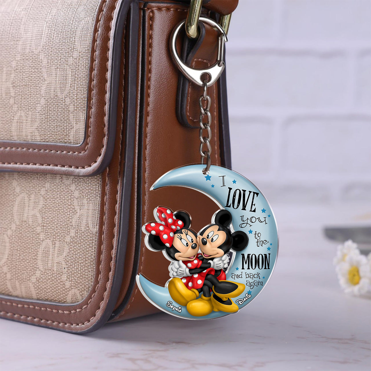 Romantic Couple - Personalized Keychain 03nath111224