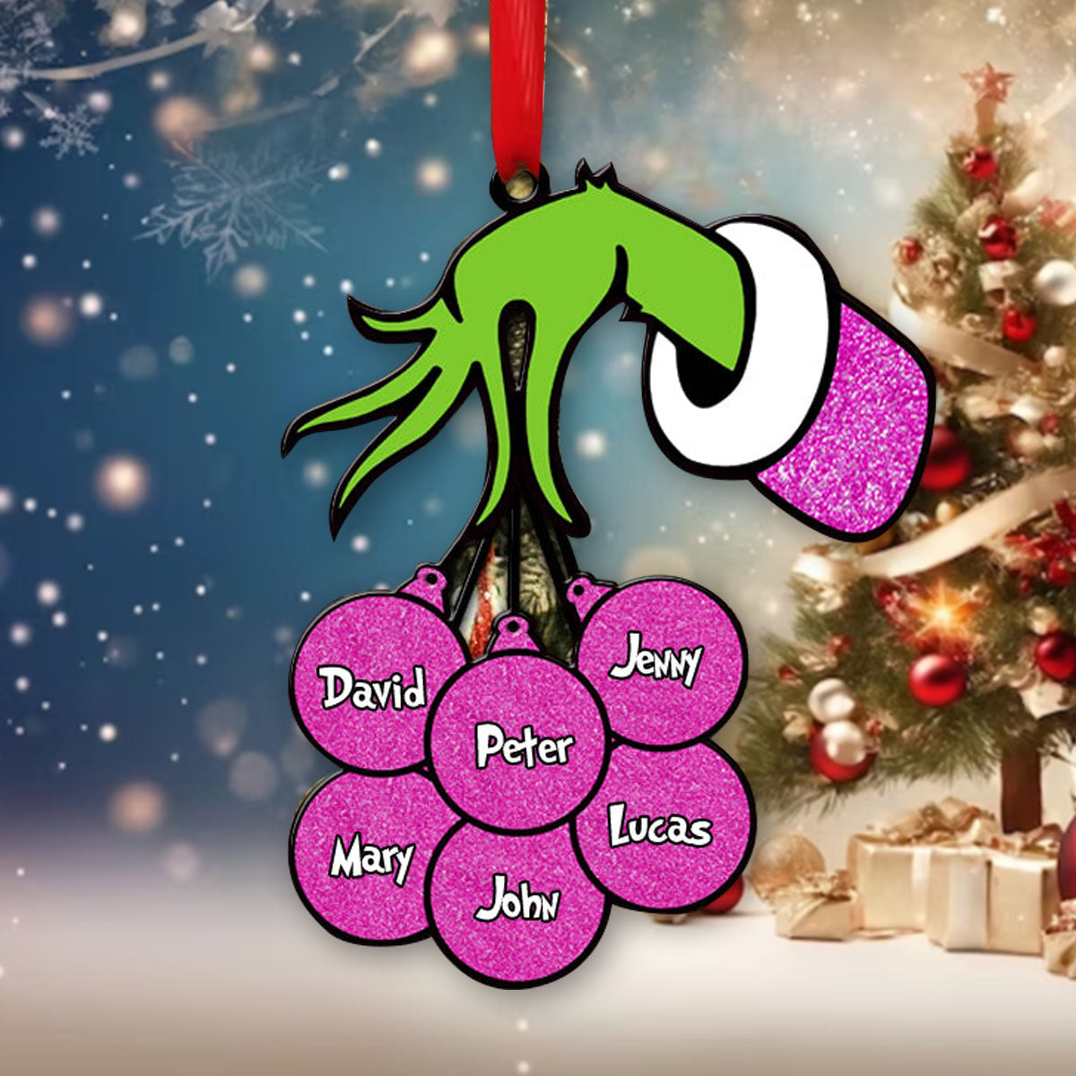 Green Mama - Personalized Christmas Ornament