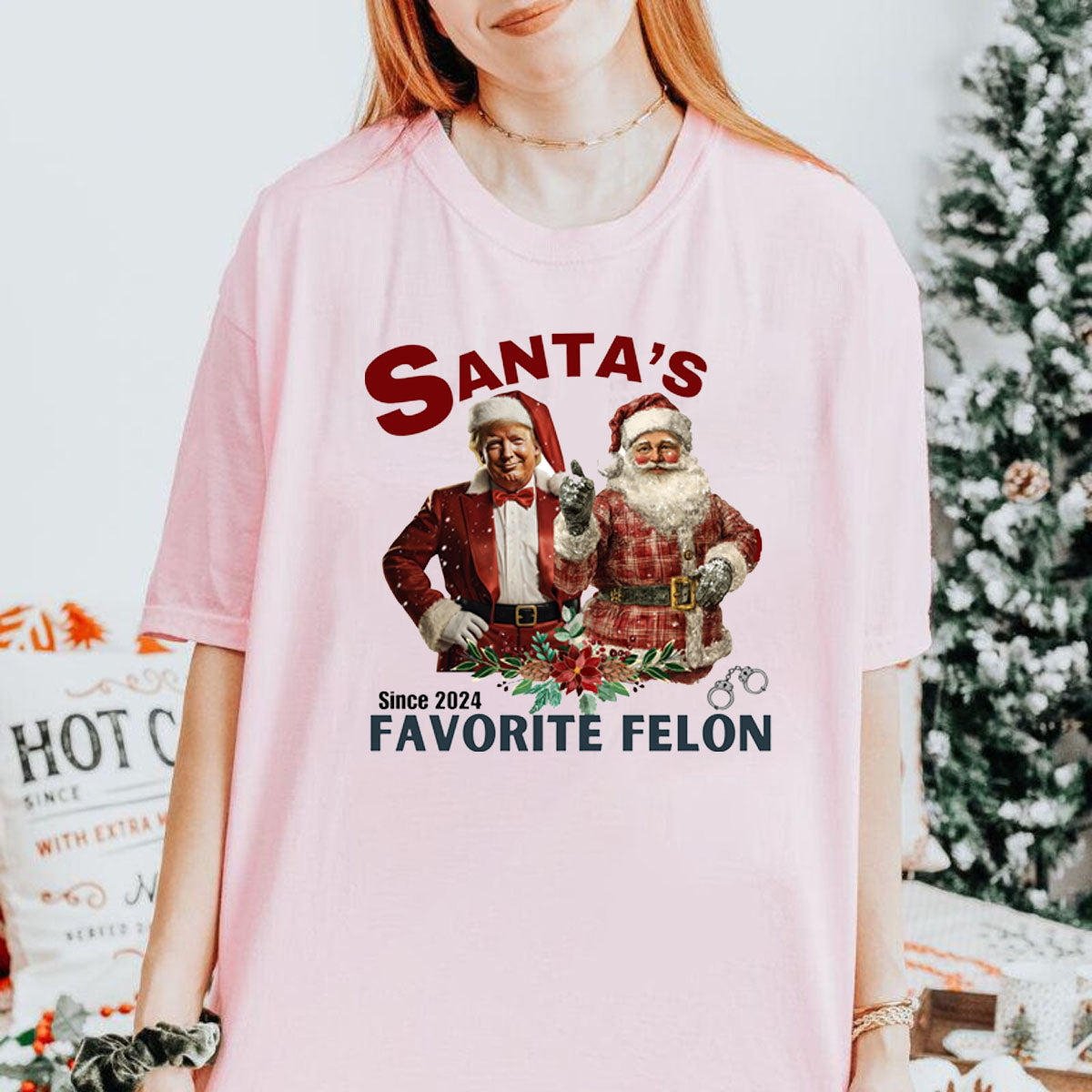 Santa's Favorite Felon - Christmas Shirt 05natn300924