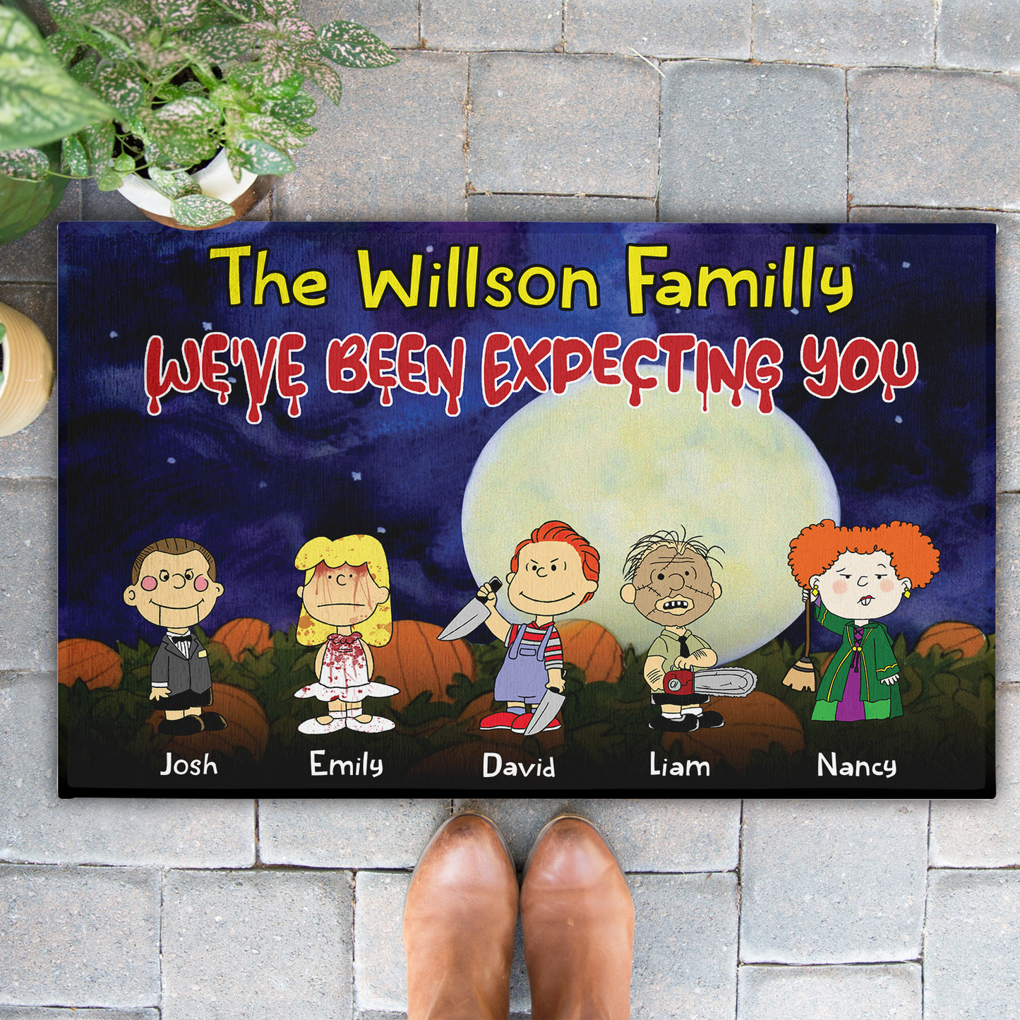 We've Been Expecting You - Personalized Gifts For Family Doormat