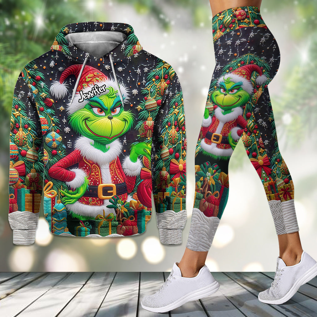 Personalized Stole Christmas Hoodie and Leggings