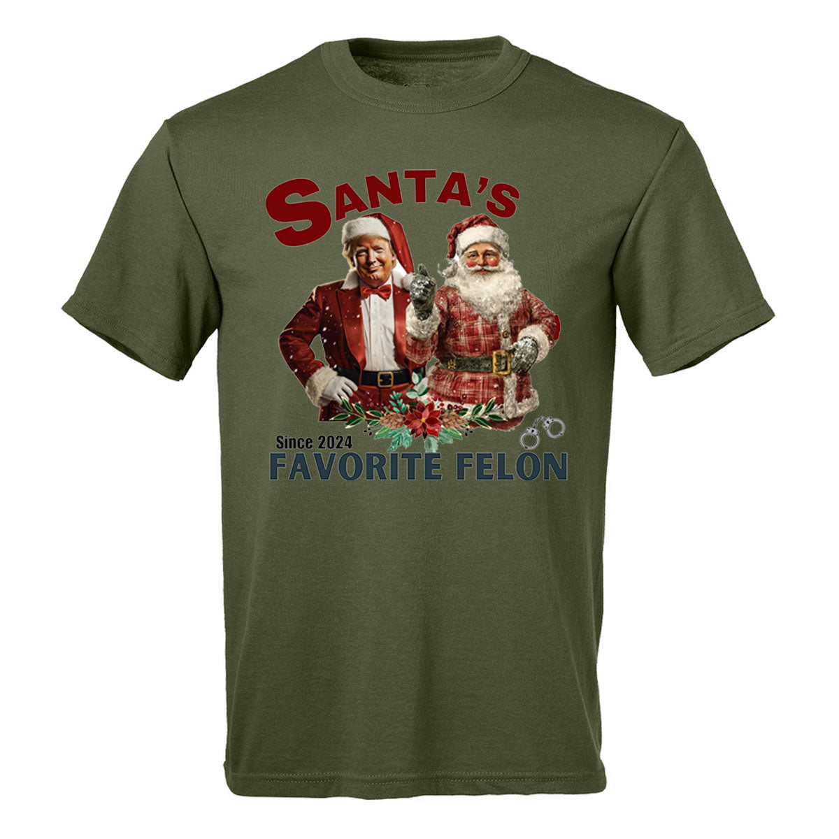 Santa's Favorite Felon - Christmas Shirt 05natn300924