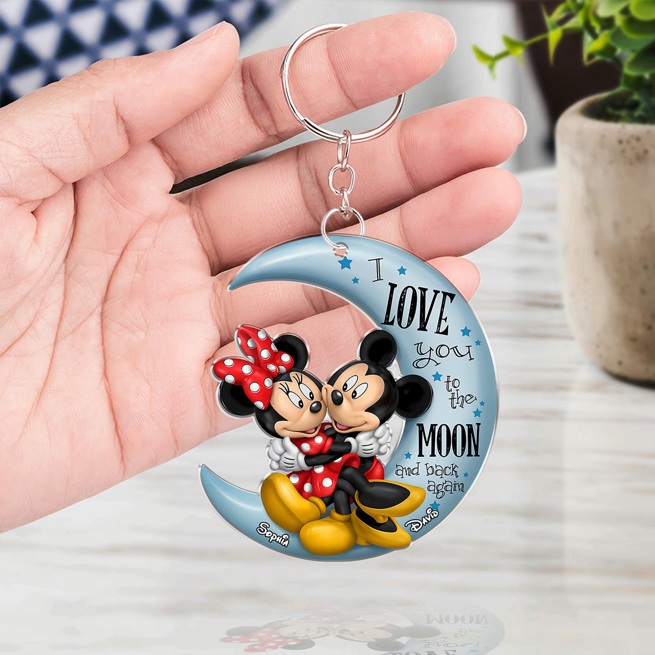 Romantic Couple - Personalized Keychain 03nath111224