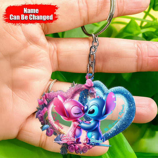 Ohana Couple - Personalized Keychain, Valentine Gifts 01naqg091224