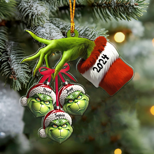 Merry Christmas - Personalized Family Ornament 02nami011124