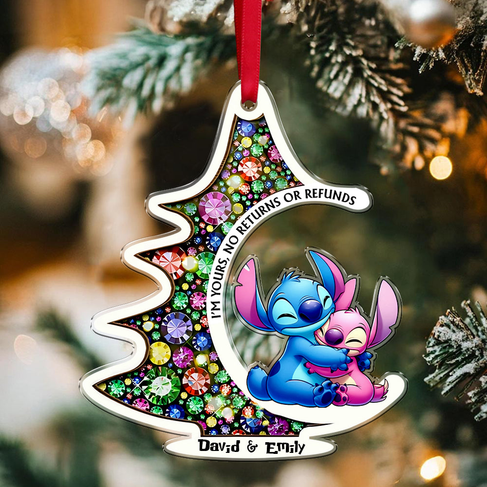 Pink & Blue Ohana - Personalized Ohana Ornament