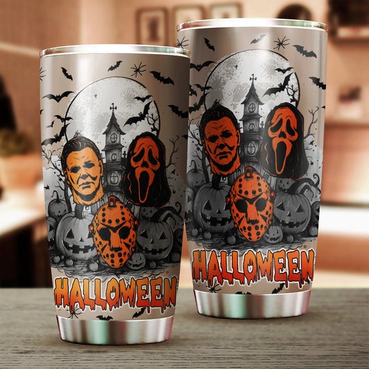 Horror Movie Icons Halloween Tumbler