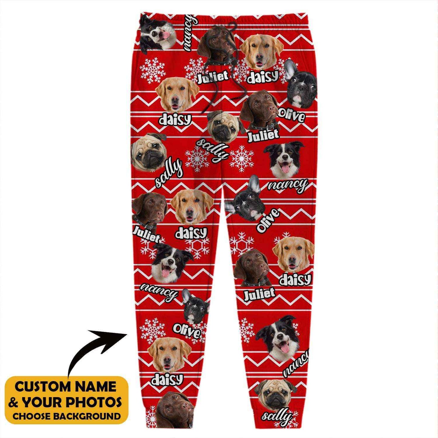 Custom Photo Colorful Background For Dog Lovers Sweatpants ht1001tt - Demiq Ecommerce