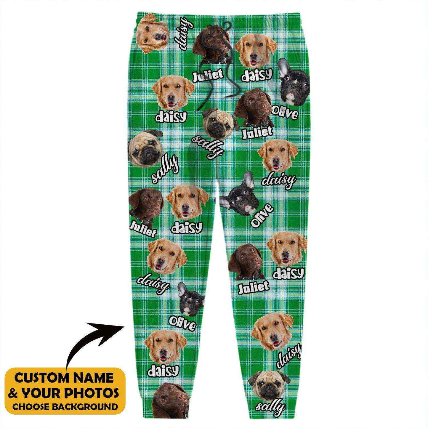 Custom Photo Colorful Background For Dog Lovers Sweatpants ht1001tt - Demiq Ecommerce