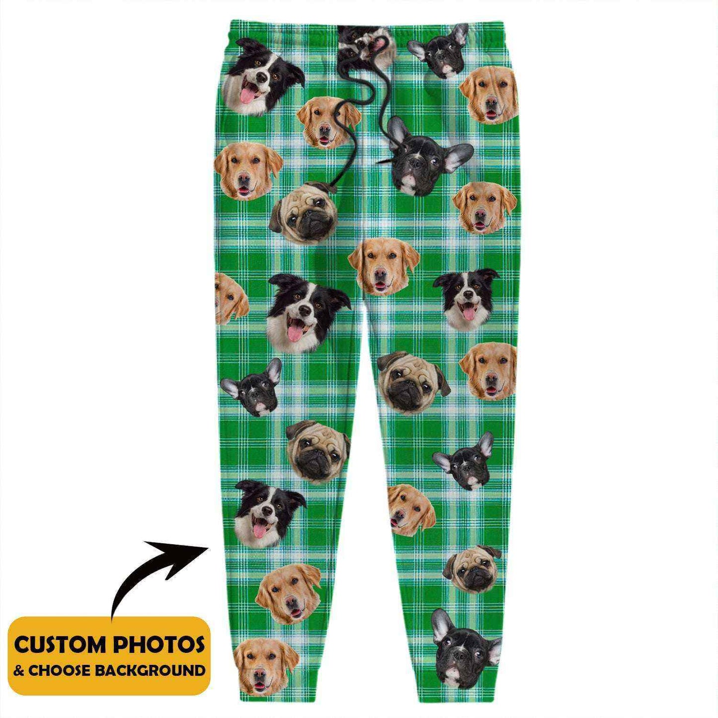 Personalized Photo With Christmas Pattern Dog Men and Women's Sweatpants 888742 - Demiq Ecommerce