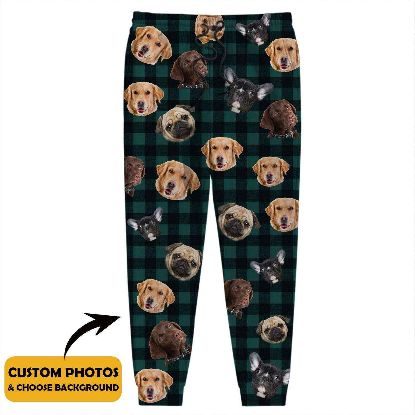 Sweatpants Custom Photo Dog Cat With Christmas Pattern ht10004tt - Demiq Ecommerce