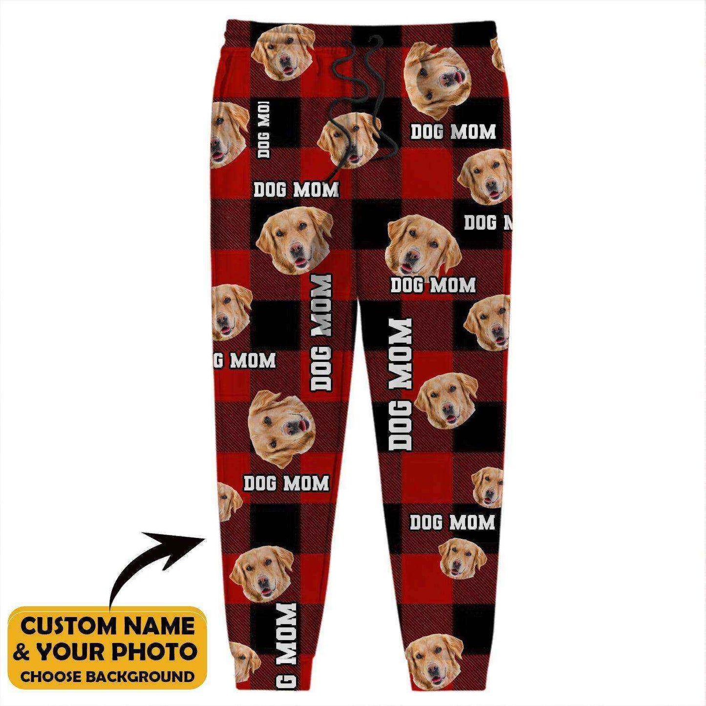 Custom Photo Dog Cat Name Sweatpants 888775 - Demiq Ecommerce