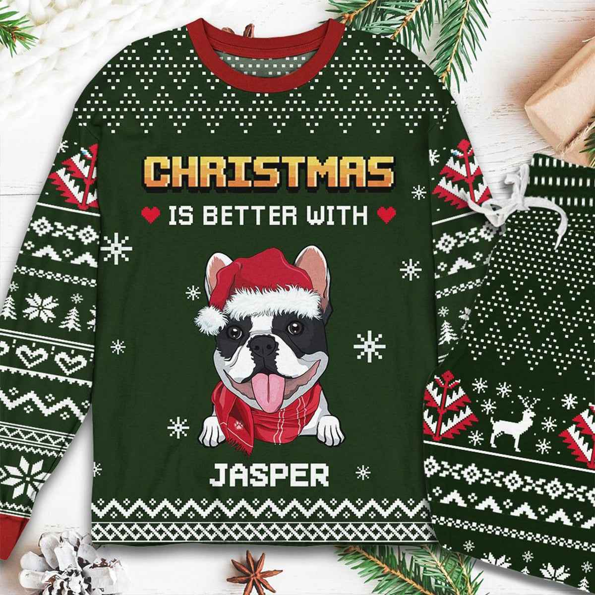 Christmas Better - Personalized Custom Matching Pajama Set ht1010tt - Demiq Ecommerce