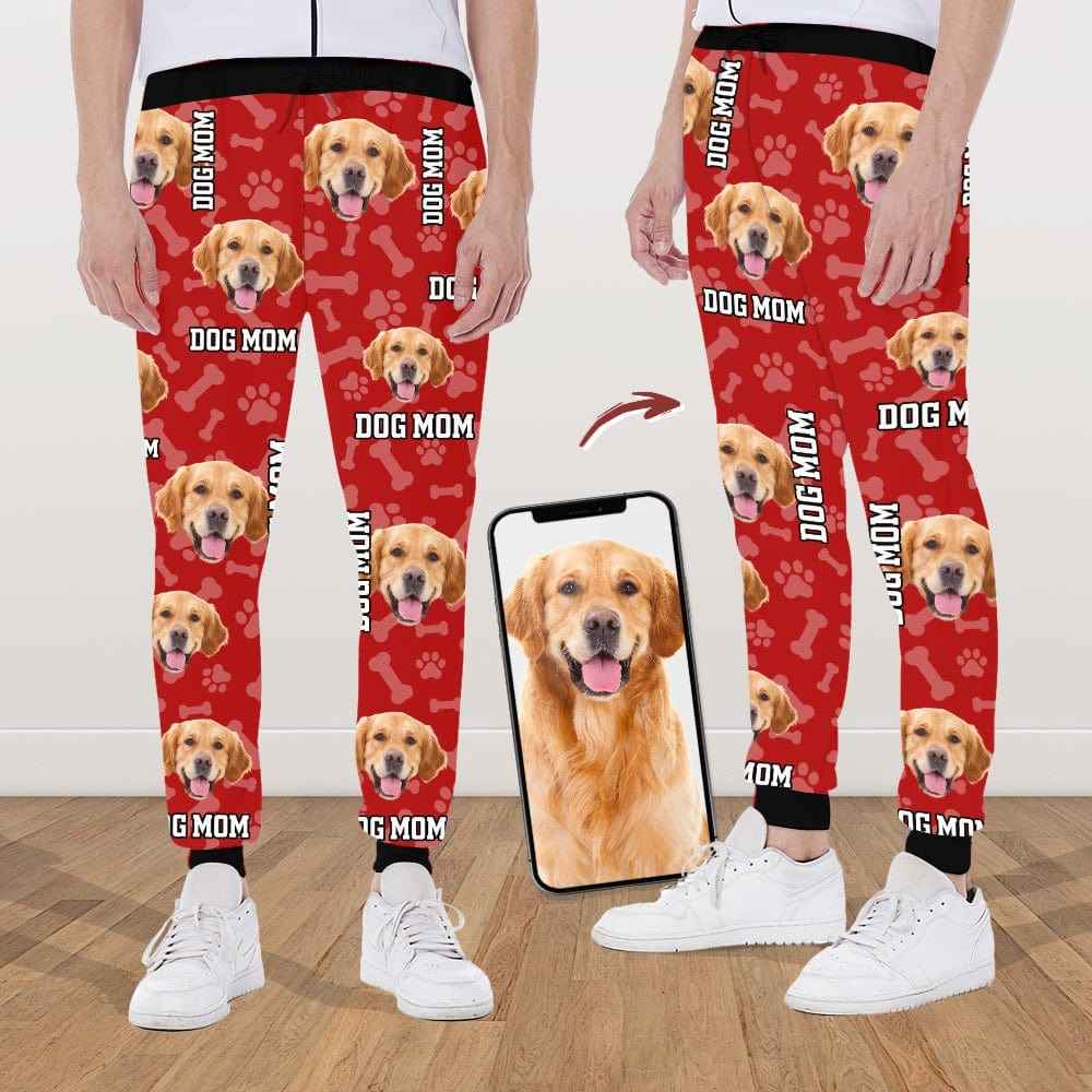 Custom Photo Name Paw Dog Cat Sweatpants K228 888861 - Demiq Ecommerce