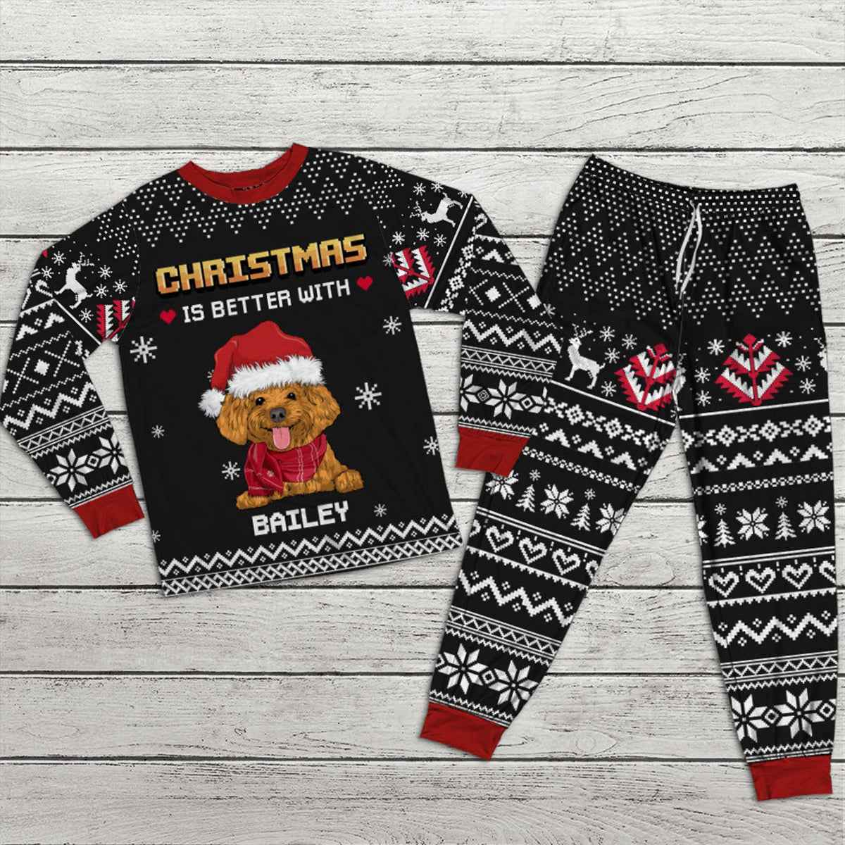 Christmas Better - Personalized Custom Matching Pajama Set ht1010tt - Demiq Ecommerce