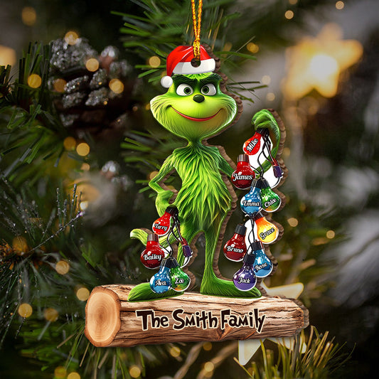 My Family - Personalized Grinchh Family Ornament