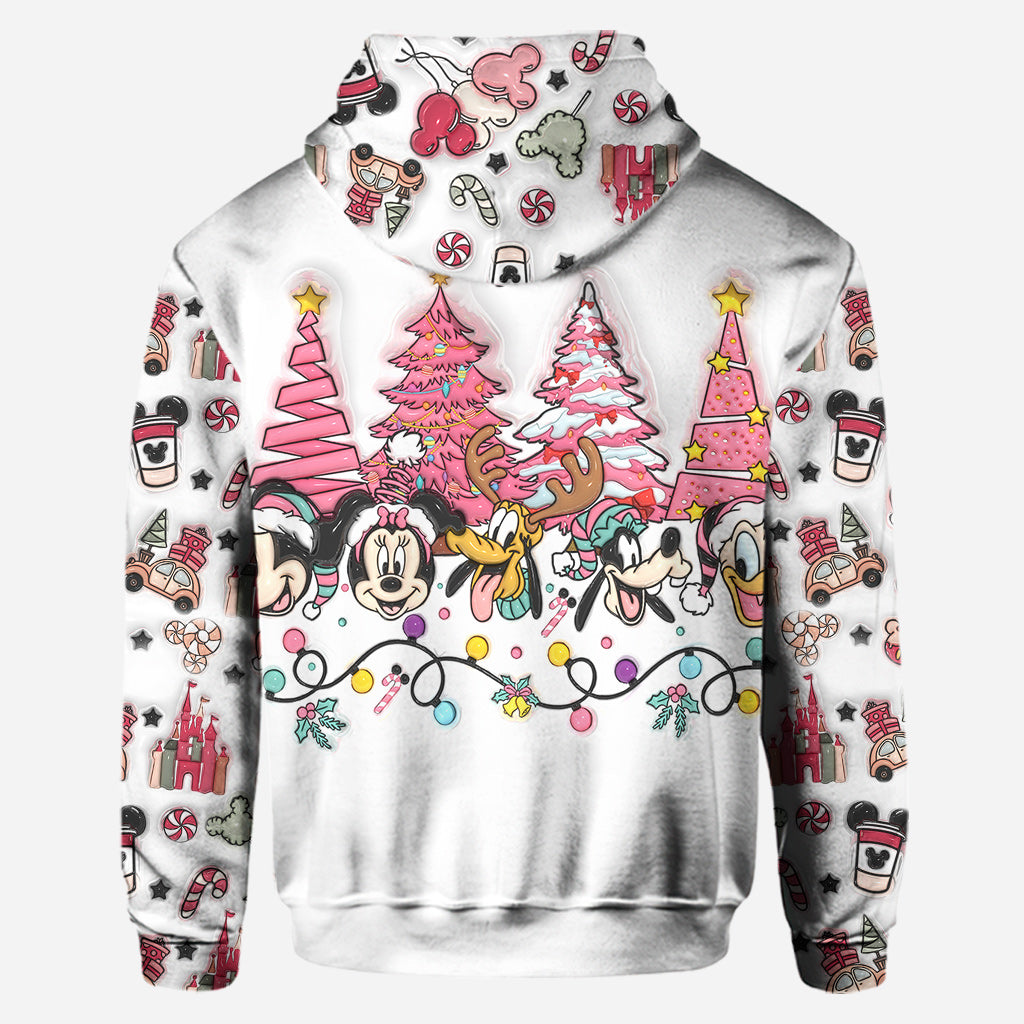 Christmas Is Coming To Mousetown - Personalized Mouse Hoodie and Leggings