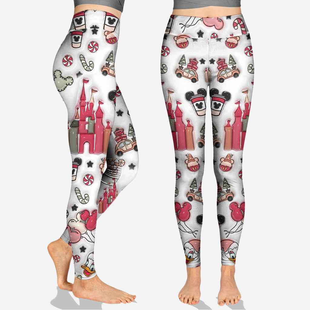 Christmas Is Coming To Mousetown - Personalized Mouse Hoodie and Leggings