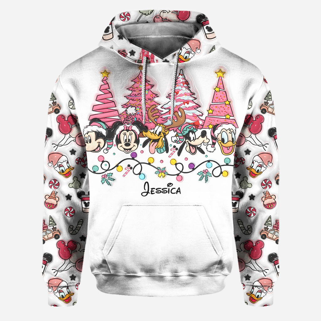 Christmas Is Coming To Mousetown - Personalized Mouse Hoodie and Leggings