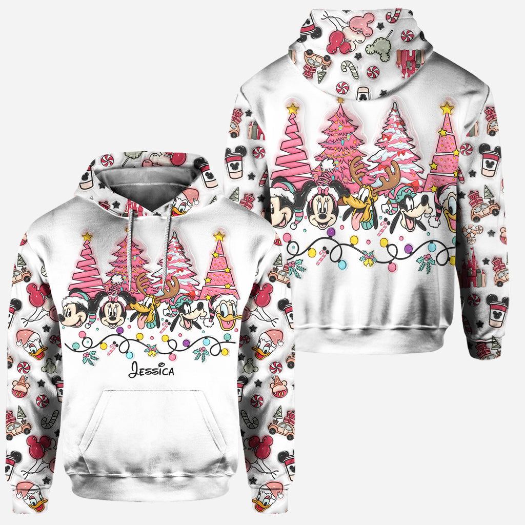 Christmas Is Coming To Mousetown - Personalized Mouse Hoodie and Leggings