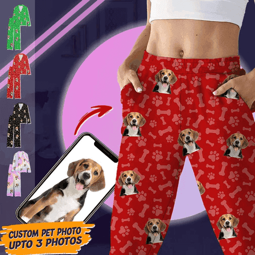 Custom Photo Dog Cat Pajamas dc1008tt - Demiq Ecommerce