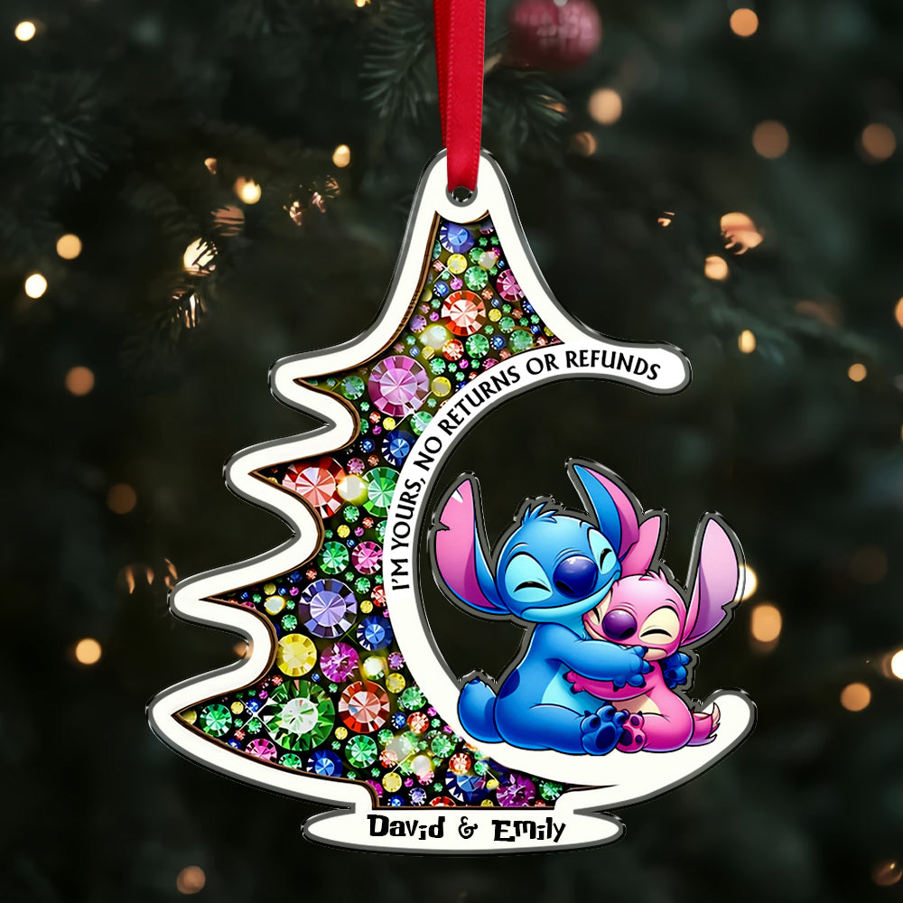 Pink & Blue Ohana - Personalized Ohana Ornament