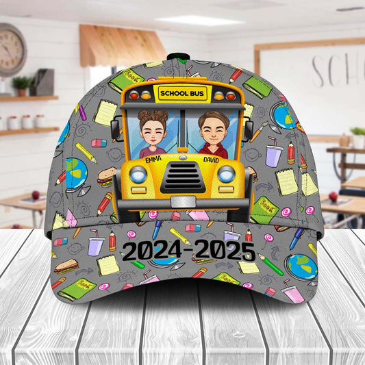 Custom School Bus Cap - Back To School 2024