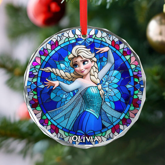 Personalized Gifts For Magical World Fan Stained Glass Ornament, Best Suncatcher Ever