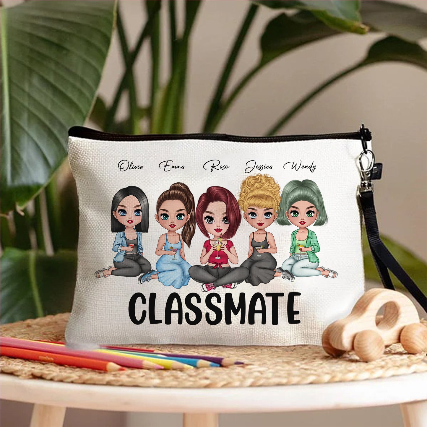 Personalized Back-To-School Classmate Tote Bag