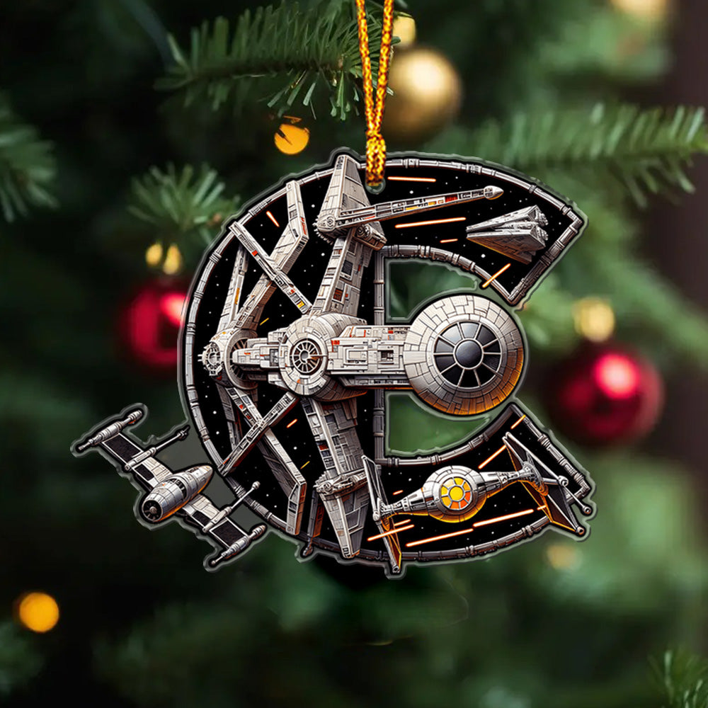 The Force Letter - Personalized The Force Ornament