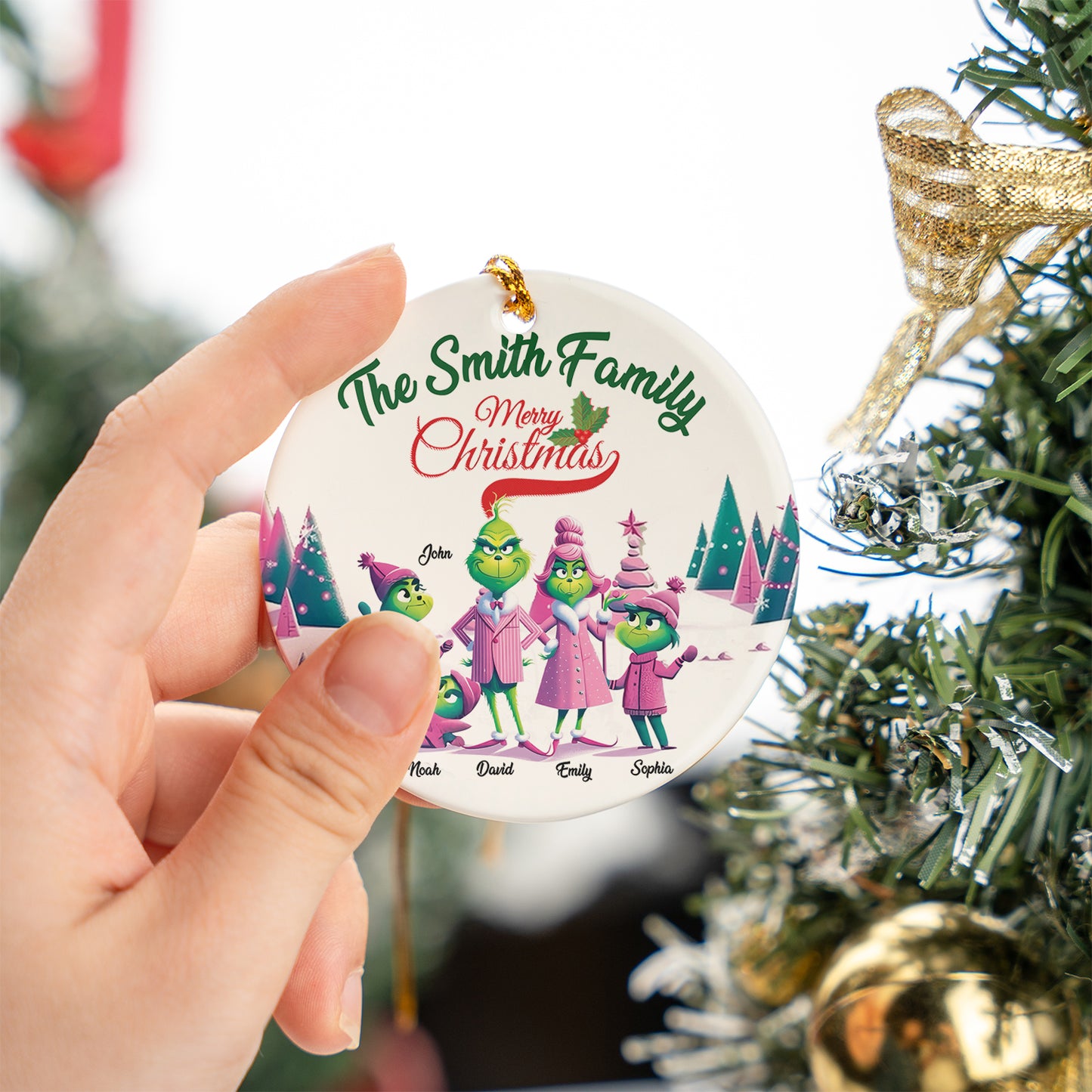 Personalized Gifts For Family Christmas Ornament