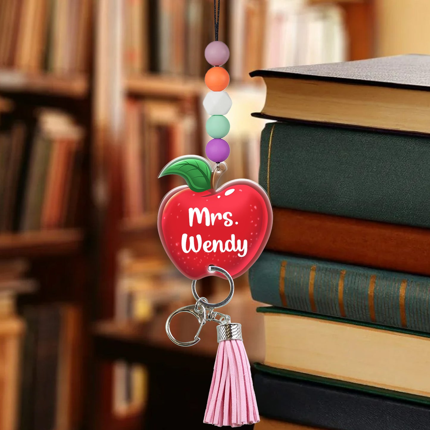 Personalized Lanyard Apple For Teacher Back To School