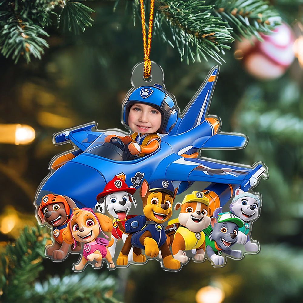 Chase Fighter Jet - Personalized Kid Ornament 05nath211124