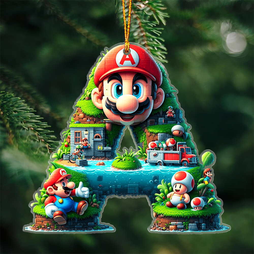 Merry Christmas - Personalized Super Plumber Ornament 04nath301024