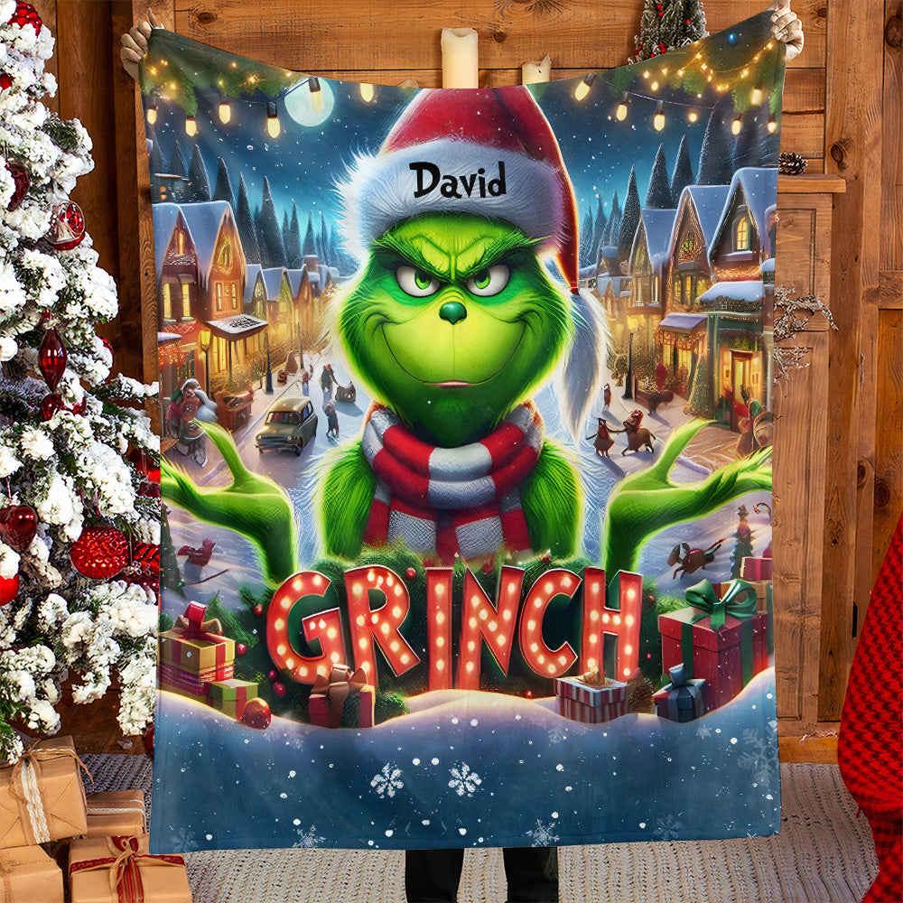 Merry Christmas - Personalized Stole Christmas Blanket 07naqg261124