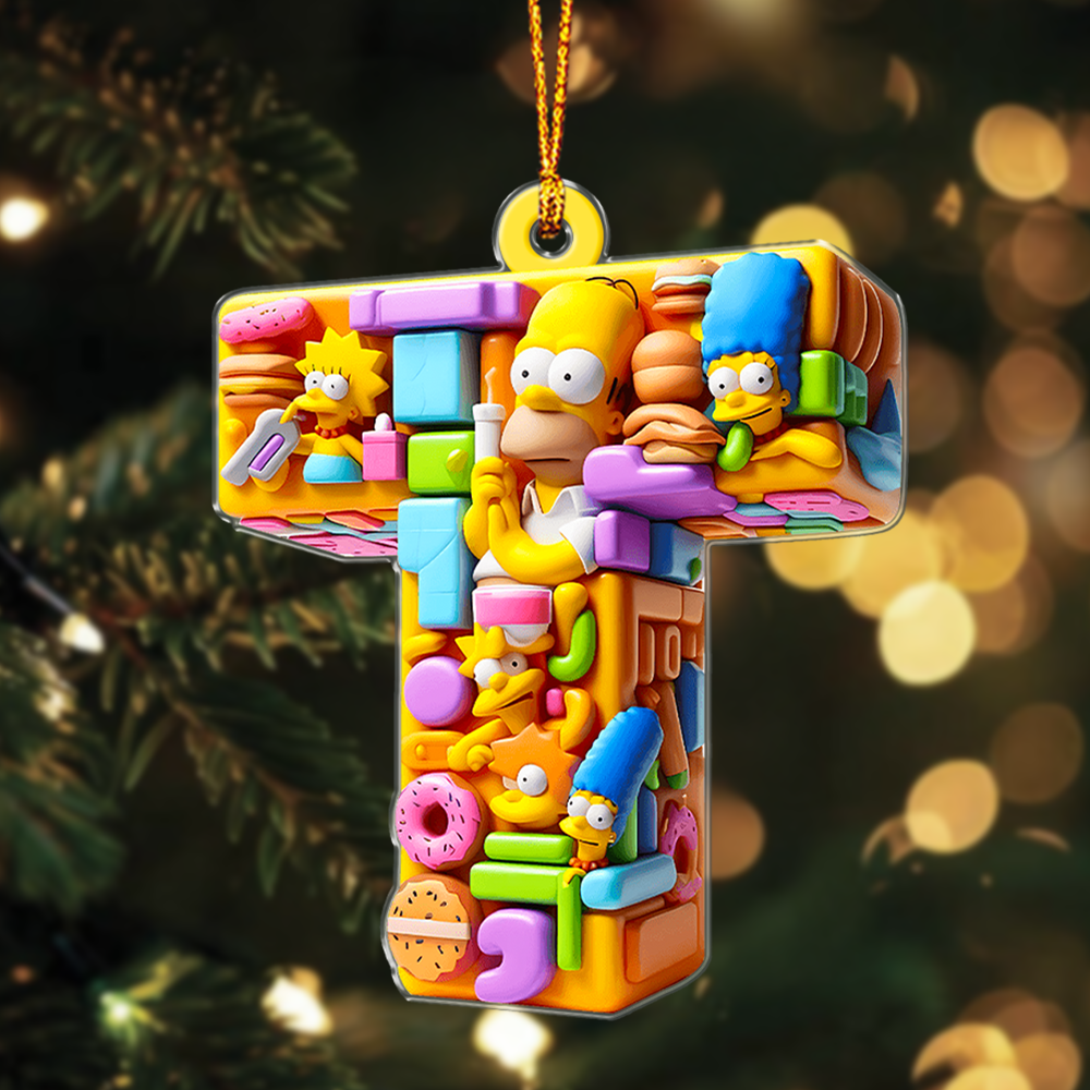 Alphabet Letter - Personalized Ornament