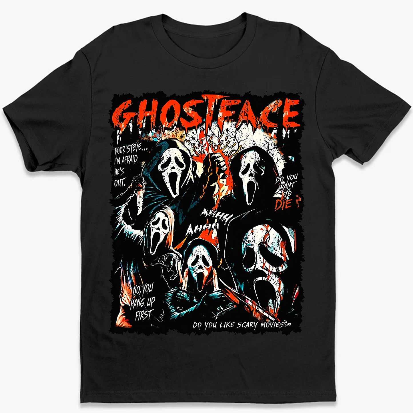 Halloween Gifts For Horror Movie Fans Shirt