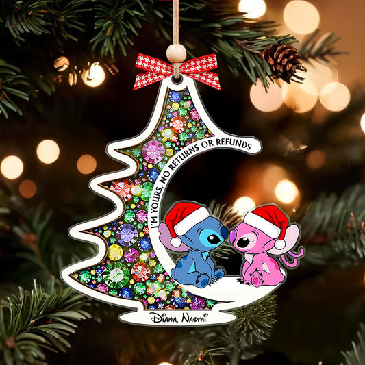 Cartoon Couple Ornament - Personalized Gifts For Couple