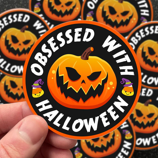 Obsessed with Halloween Sticker