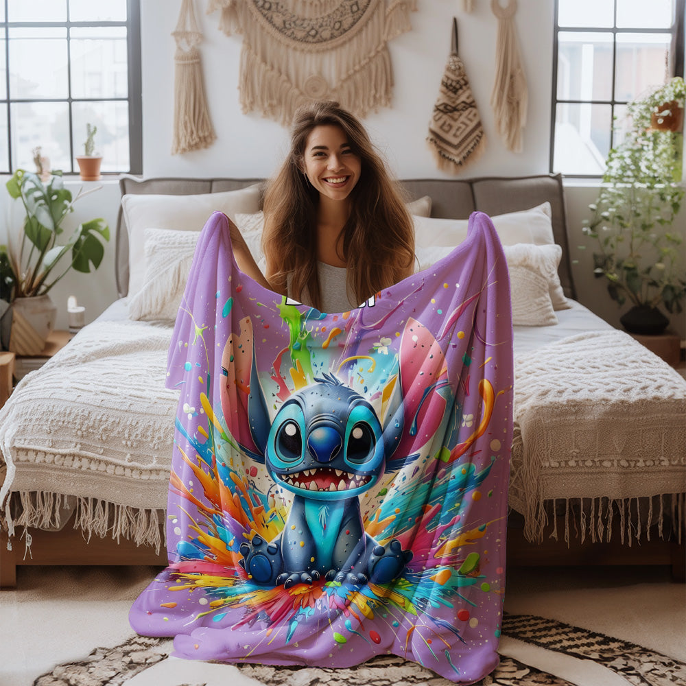 Colorful Ohana - Personalized Ohana Blanket 06nath131224