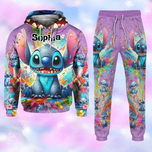 Colorful Ohana - Personalized Ohana Hoodie and Sweatpants 01naqg141224