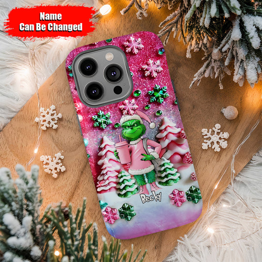 Merry Grinchmas - Personalized Stole Christmas Full Print Phone Case 08nath211124