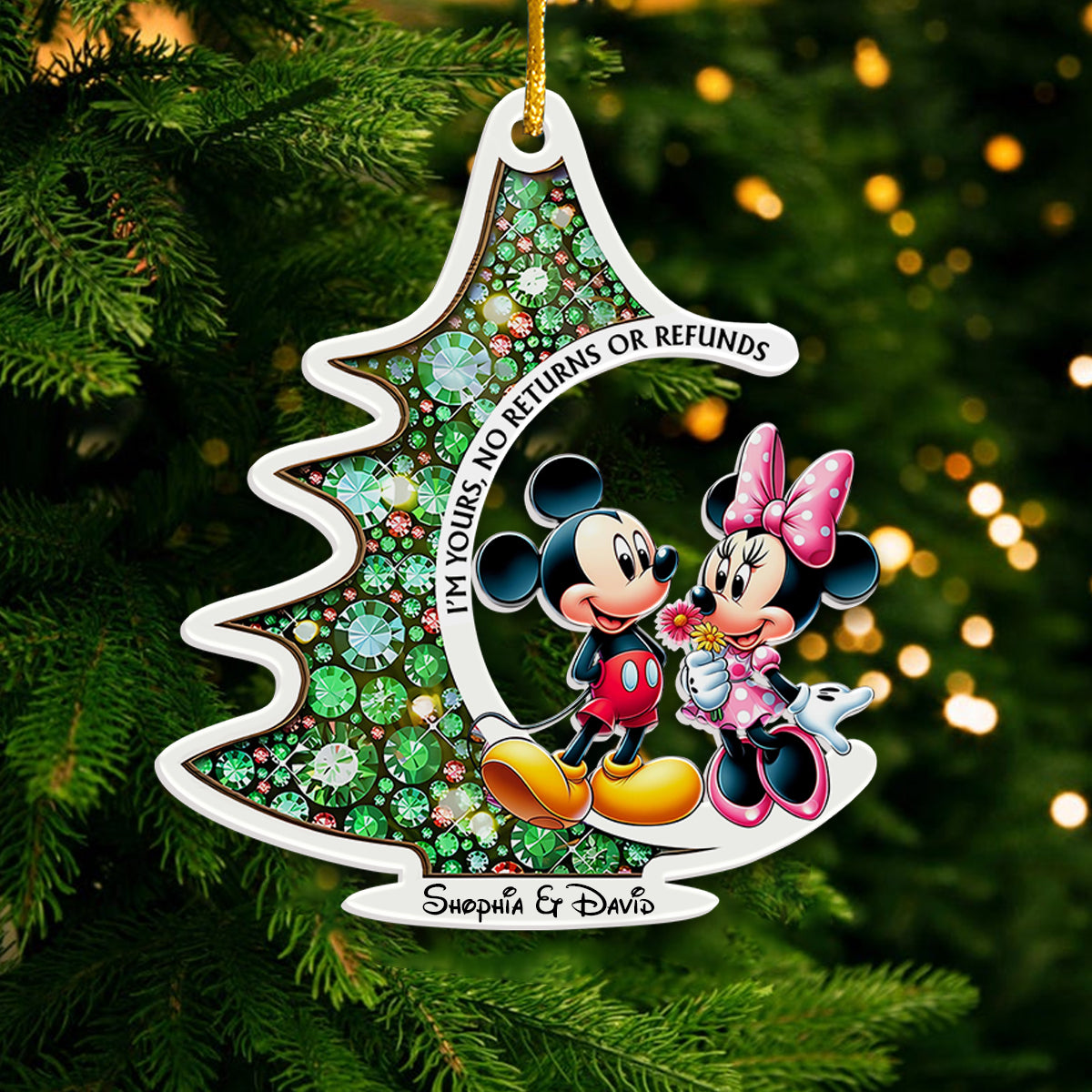 Personalized Mouse Ornament For Christmas 05naqg211024