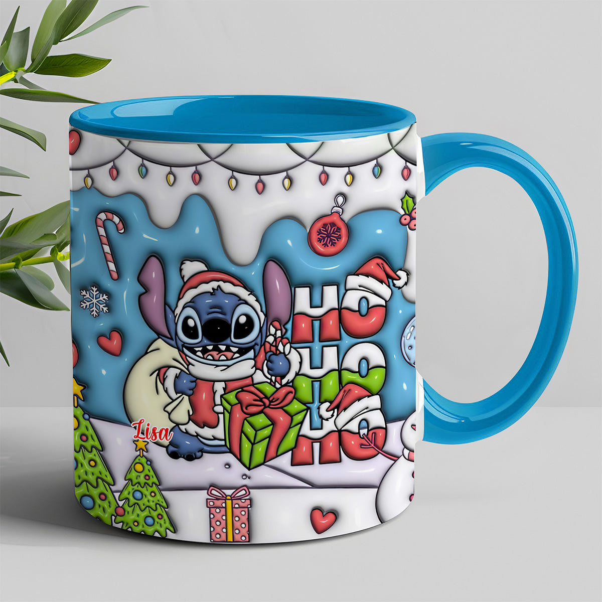 Custom Name Gifts For Movie Fan Accent Mug Christmas