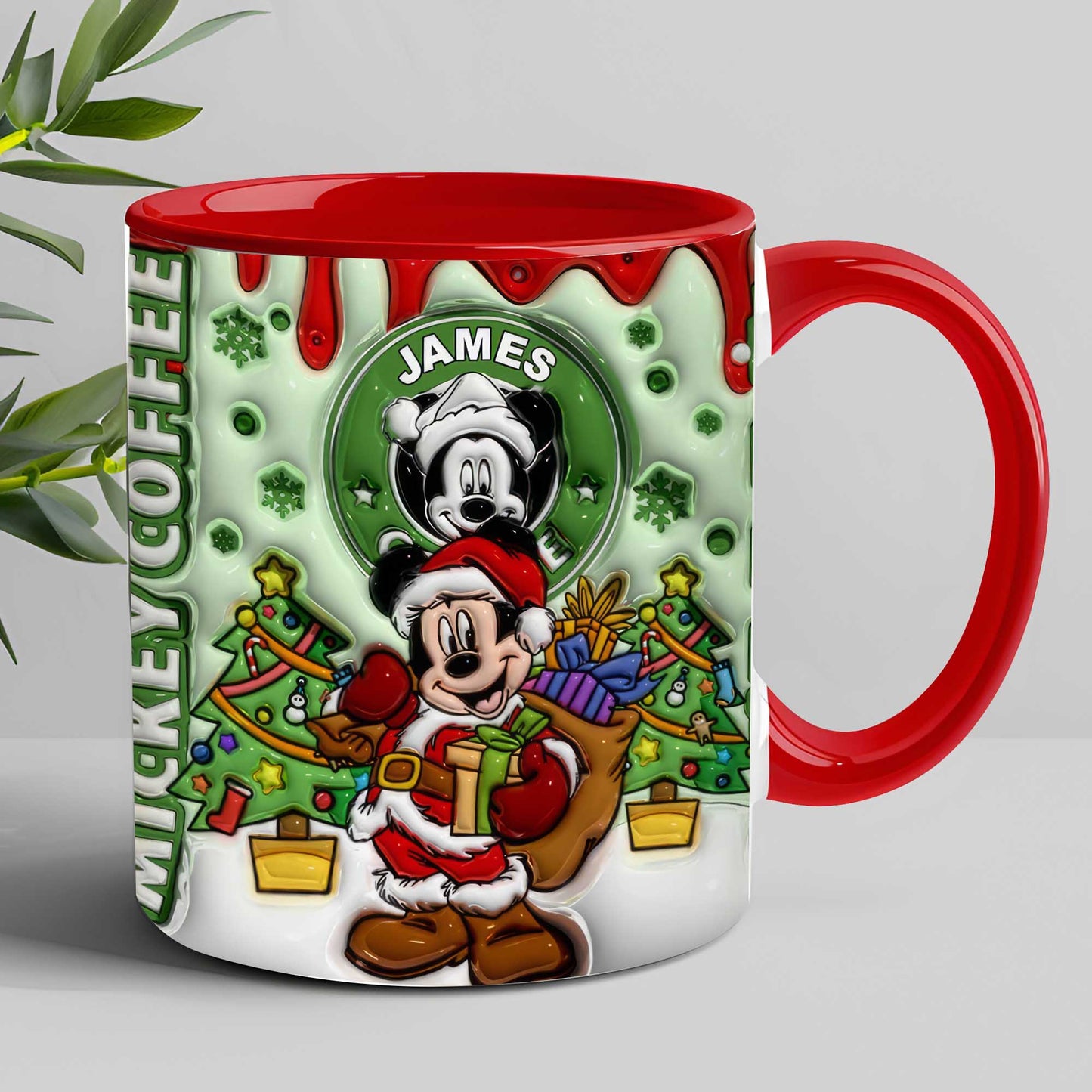 Magical Christmas - Personalized Mouse Accent Mug