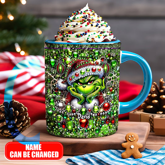 Merry Christmas - Personalized Stole Christmas Accent Mug 06nath211124